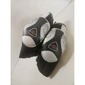 Nike Bauer Supreme 10 Elbow Pads Size Medium Set Hockey White Black Red